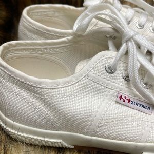 Superga, size-31 (US 13 1/2 ) kids, white , only worn a few times